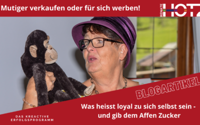 Mutiger sich selbst verkaufen!